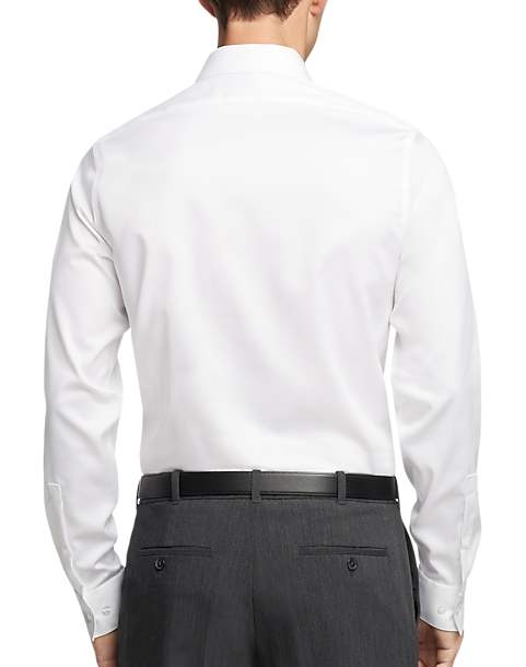 Calvin Klein Infinite Non-Iron Slim Fit Stretch Collar Dress Shirt, White 7 Calvin Klein Infinite Non-Iron Slim Fit Stretch Collar Dress Shirt, White - Image 5
