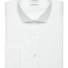 Calvin Klein Infinite Non-Iron Slim Fit Stretch Collar French Cuff Dress Shirt, Black -Dress Shirts Sales MW40 544K 01 CALVIN KLEIN WHITE SOLID MAIN 1