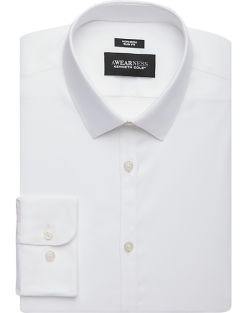 Awearness Kenneth Cole Slim Fit Performance Stretch Dress Shirt, White