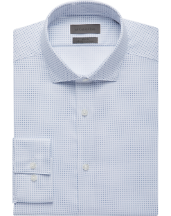 Calvin Klein Infinite Non-Iron Slim Fit Stretch Collar Dress Shirt, Blue Dot