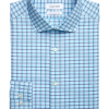 Calvin Klein Slim Fit Embroidered Logo Dress Shirt, Aqua Plaid 1 Calvin Klein Slim Fit Embroidered Logo Dress Shirt, Aqua Plaid -Dress Shirts Sales MW40 5EWJ 38 CALVIN KLEIN AQUA MULTI MAIN