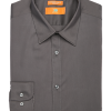 Egara Skinny Fit Dress Shirt, Charcoal 2 Egara Skinny Fit Dress Shirt, Charcoal -Dress Shirts Sales MW40 5EXF 64 EGARA ORANGE CHARCOAL MAIN