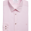 Calvin Klein Slim Fit Embroidered Logo Dress Shirt, Pink -Dress Shirts Sales MW40 5F3A 05 CALVIN KLEIN PINK SOLID MAIN
