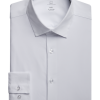 Michael Strahan Modern Fit Spread Collar Dress Shirt, White -Dress Shirts Sales MW40 5F78 01 MICHAEL STRAHAN WHITE SOLID MAIN
