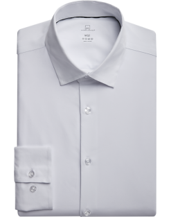 Michael Strahan Modern Fit Spread Collar Dress Shirt, White
