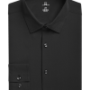 Michael Strahan Modern Fit Spread Collar Dress Shirt, Black -Dress Shirts Sales MW40 5F78 08 MICHAEL STRAHAN BLACK SOLID MAIN