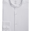 Michael Strahan Slim Fit Banded Collar Dress Shirt, White 2 Michael Strahan Slim Fit Banded Collar Dress Shirt, White -Dress Shirts Sales MW40 5F7D 01 MICHAEL STRAHAN WHITE SOLID MAIN