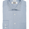 Joseph Abboud Modern Fit Spread Collar Dress Shirt, Chambray Light Wash