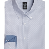Michael Strahan Four-Way Stretch Modern Fit Dress Shirt, White Dot -Dress Shirts Sales MW40 5FGF 26 MICHAEL STRAHAN WHITE FANCY MAIN