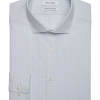Calvin Klein Infinite Wrinkle Free Slim Fit Stretch Collar Dress Shirt, Blue Plaid -Dress Shirts Sales MW40 5FKE 23 CALVIN KLEIN BLUE PLAID MAIN
