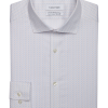 Calvin Klein Infinite Wrinkle Free Slim Fit Stretch Collar Dress Shirt, Hazel Blue Multi -Dress Shirts Sales MW40 5FKL 91 CALVIN KLEIN BLUE FANCY MAIN