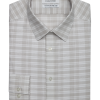 Calvin Klein Infinite Wrinkle Free Slim Fit Stretch Collar Dress Shirt, Taupe Plaid -Dress Shirts Sales MW40 5FL0 98 CALVIN KLEIN TAUPE PLAID MAIN