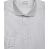 Calvin Klein Infinite Wrinkle Free Slim Fit Stretch Collar Dress Shirt, Gray Squares -Dress Shirts Sales MW40 5FLA 78 CALVIN KLEIN GRAY SQUARE MAIN
