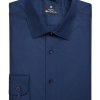 Ben Sherman Slim Fit Dobby Dress Shirt, Navy Basketweave -Dress Shirts Sales MW40 5FM0 31 BEN SHERMAN NAVY SOLID MAIN