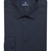 Ben Sherman Slim Fit Dobby Dress Shirt, Navy Teardrop -Dress Shirts Sales MW40 5FM2 31 BEN SHERMAN NAVY SOLID MAIN