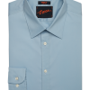 Egara Skinny Fit Point Collar Dress Shirt, Blue -Dress Shirts Sales MW40 5FND 02 EGARA LT BLUE SOLID MAIN