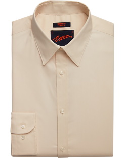 Egara Skinny Fit Point Collar Dress Shirt, Tan
