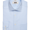 Joseph Abboud Modern Fit Spread Collar Dress Shirt, Blue Gingham -Dress Shirts Sales MW40 5FP0 23 JOSEPH ABBOUD LIGHT BLUE CHECK MAIN