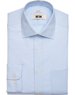 Joseph Abboud Modern Fit Spread Collar Dress Shirt, Blue Gingham
