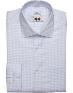 Joseph Abboud Classic Fit Dress Shirt, Blue Plaid