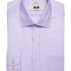 Joseph Abboud Classic Fit Spread Collar Dress Shirt, Lavender Tonal Plaid -Dress Shirts Sales MW40 5FP4 76 JOSEPH ABBOUD LAVENDER CHECK MAIN