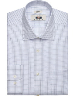 Joseph Abboud Classic Fit Dress Shirt, Purple Check