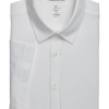 Michael Strahan Modern Fit Short Sleeve Dress Shirt, White
