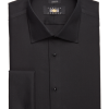 Joseph Abboud Classic Fit French Cuff Tuxedo Formal Shirt, Black