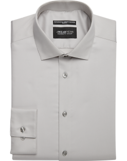 Awearness Kenneth Cole Slim Fit Performance Dress Shirt, Gray