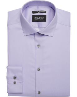 Awearness Kenneth Cole Slim Fit Performance Dress Shirt, Purple