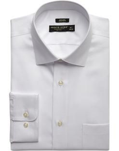 Pronto Uomo Big And Tall Executive Fit Queen's Oxford Dress Shirt, White