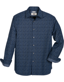 Joseph Abboud Modern Fit Spread Collar Sport Shirt, Nebula Dots