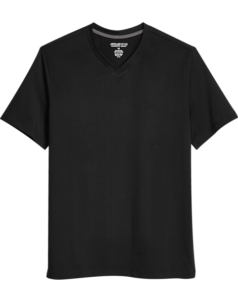 Awearness Kenneth Cole Modern Fit V-Neck T-Shirt, Black 3 Awearness Kenneth Cole Modern Fit V-Neck T-Shirt, Black