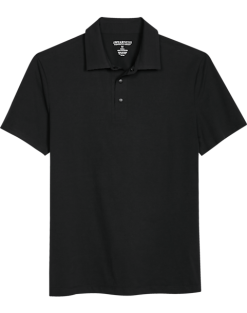Awearness Kenneth Cole Modern Fit Welded Polo, Black