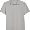 Awearness Kenneth Cole Modern Fit Welded Polo, Light Gray -Dress Shirts Sales MW40 6MLH 75 AWEARNESS KENNETH COLE LT GREY MAIN