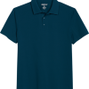 Awearness Kenneth Cole Modern Fit Welded Polo, Teal