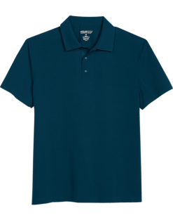 Awearness Kenneth Cole Modern Fit Welded Polo, Teal