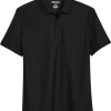 Awearness Kenneth Cole Modern Fit Pique Polo, Black