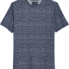Awearness Kenneth Cole Modern Fit Crew Neck Tee, Blue Brush Strokes