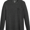 Awearness Kenneth Cole Slim Fit Crew Neck Long Sleeve T-Shirt, Black
