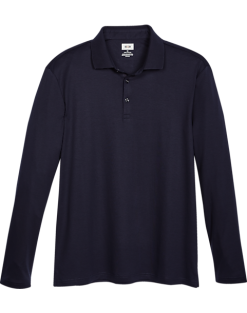 Joseph Abboud Modern Fit Luxe Cotton Polo, Navy