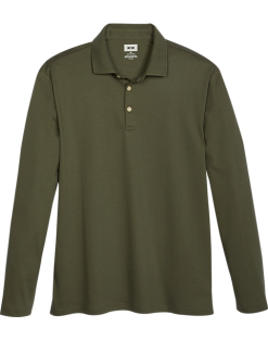 Joseph Abboud Modern Fit Luxe Cotton Polo, Olive