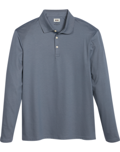 Joseph Abboud Modern Fit Luxe Cotton Polo, Slate