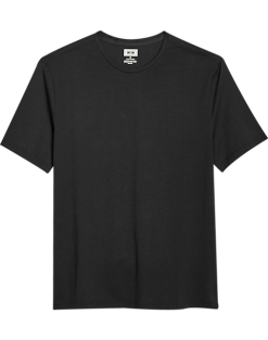 Joseph Abboud Modern Fit Luxe Cotton Jersey Knit Crew Neck T-Shirt, Black