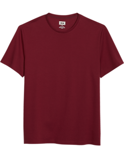 Joseph Abboud Modern Fit Luxe Cotton Jersey Knit Crew Neck T-Shirt, Brick