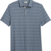 Joseph Abboud Modern Fit Polo, Slate Stripe