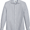 Joseph Abboud Modern Fit Sport Shirt, Navy Stripe -Dress Shirts Sales MW40 6MW4 01 JOSEPH ABBOUD NAVY MAIN