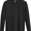 Michael Strahan Modern Fit Crew Neck T-Shirt, Black -Dress Shirts Sales MW40 6MWZ 02 MICHAEL STRAHAN BLACK MAIN