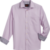 Egara Slim Fit Sport Shirt, Berry Woven Grid -Dress Shirts Sales MW40 6MZR 99 EGARA BERRY MAIN