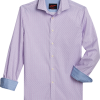 Egara Slim Fit Sport Shirt, Berry Geo